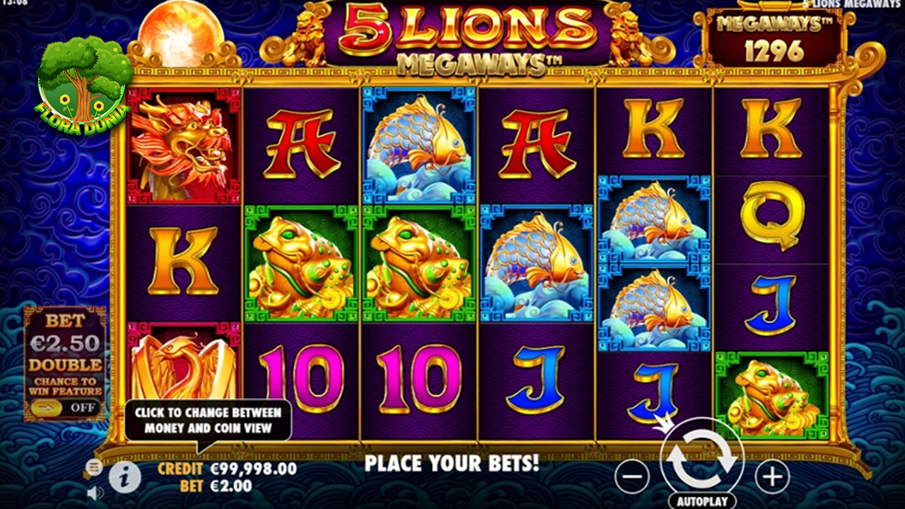 Keberuntungan Menanti di 5 Lions Megaways Coba Judi Slot!v