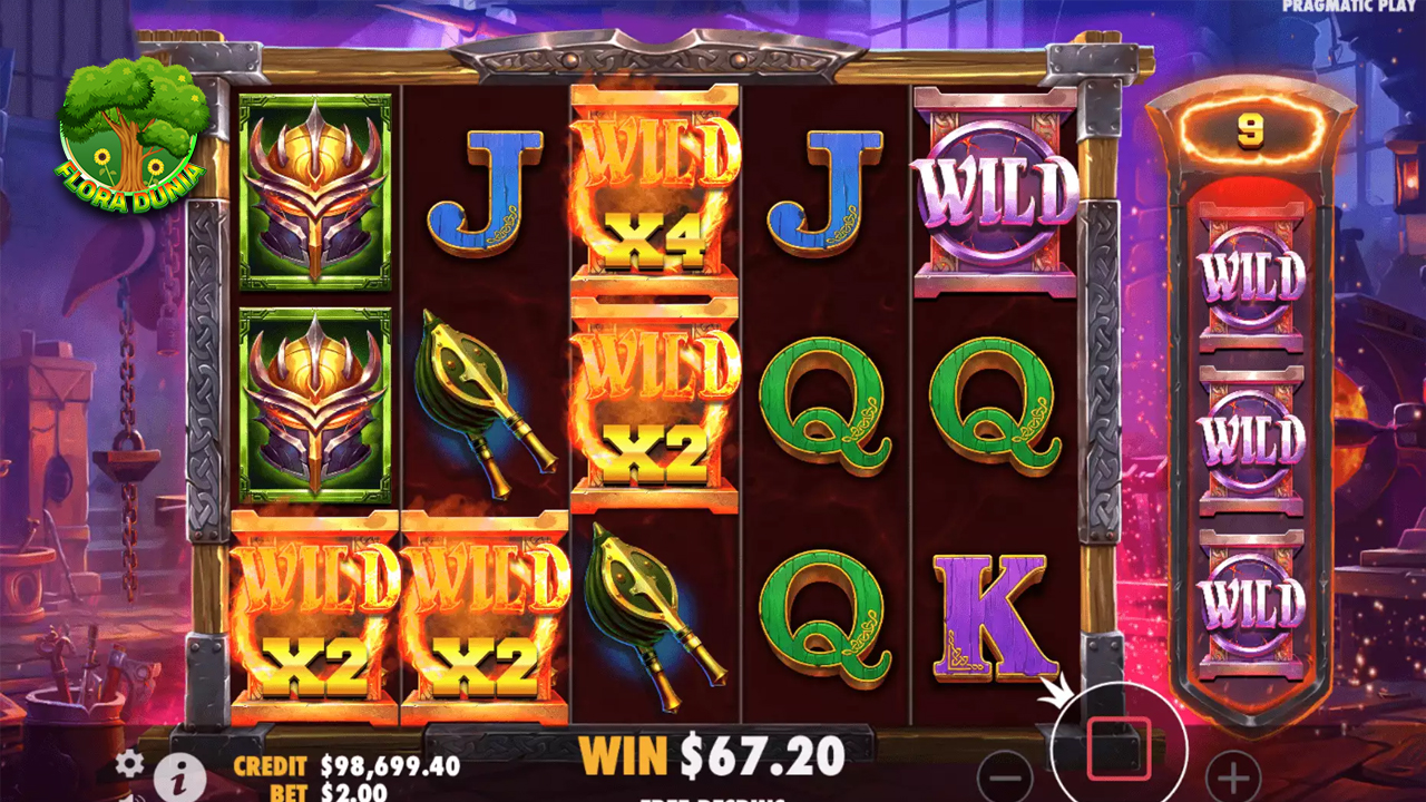 Slot Rtp8000 Forging Wilds: Ledakan Rezeki dari Dalam Api!