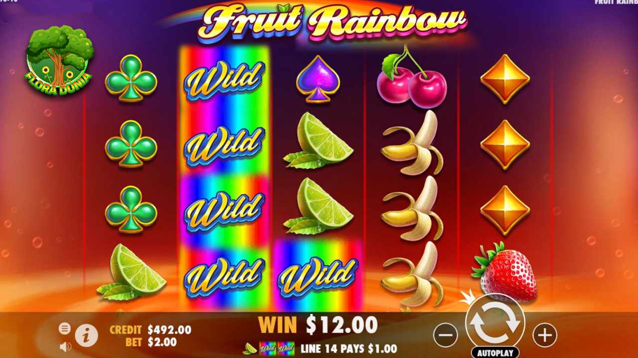 Segarnya Fruit Rainbow Langsung Tumpah di Ruby 8000!