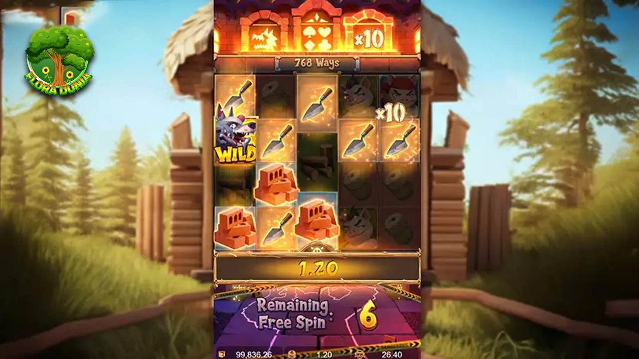 Three Crazy Piggies Legenda 4 Pemain Yang Berhasil